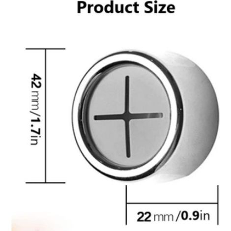 3 Pièces Crochet Adhésif Ronde, Support de Pince Sans Perçage, Porte Torchon Cuisine Multicolore (1/4)