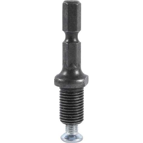Adaptateur de mandrin de perage Adaptateur de tige hexagonale de mandrin de perceuse lectrique Filetage 3/8"-24UNF avec vis (1/4)