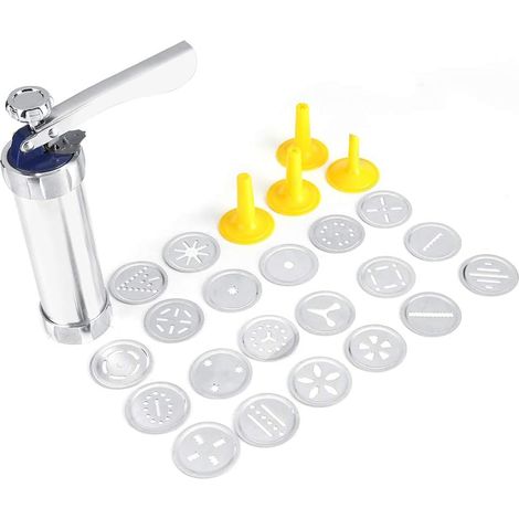 JSSEVN-Máquina para hacer galletas casera, máquina extrusora de galletas, molde para pasteles de fondant, herramienta para hornear postres