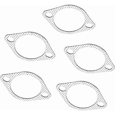 3-Zoll (76 mm) Keramik-Krümmerdichtung, 5 Stück, verstärkter Metallring für Abgasanlage im Hosenrohr (1/5)