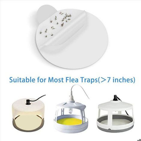 Recharge Pour Piege A Puces - Disques Colle 18 Cm - Pour Pieges A Dome Interieur - 48 Unites (1/5)