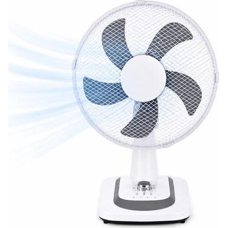Ventilateur de table - Sans marque/générique - Modèle 40 cm - 50 W - 3 vitesses - Minuterie