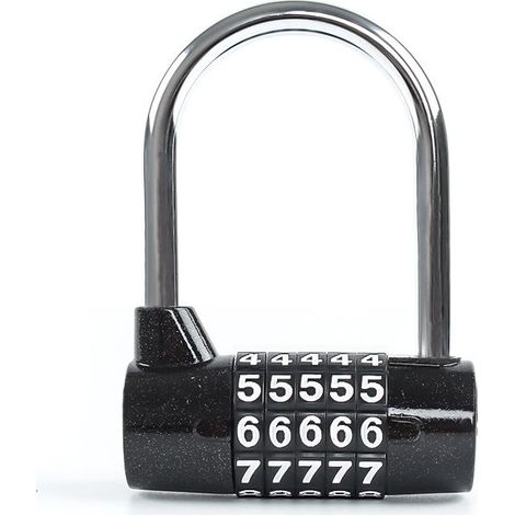 Lucchetto a combinazione, lucchetto con password, lucchetto a combinazione impermeabile e antiruggine, adatto per case, scuole, aziende, armadietti e altri luoghi (lucchetto digitale) (1/2)