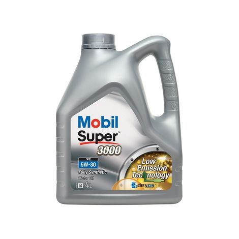 Aceite MOBIL SUPER OIL 5W30 4L 3000XE / 505.00 505.01 / 229.31 229.51 229.52 / DEX2 / WSS-M2C917-A