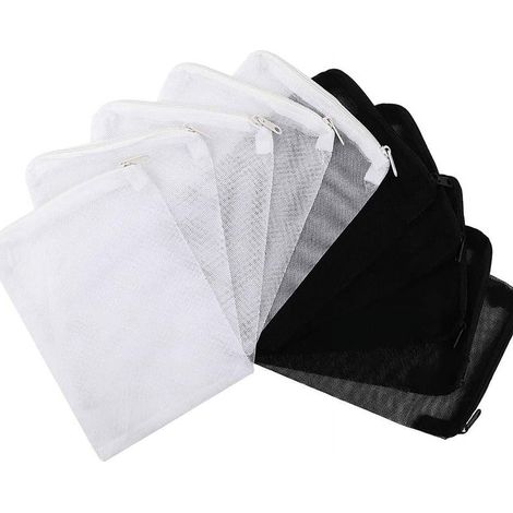 Filter Bag - Polyester Mesh Filter Bag With Zipper - For Aquarium Pool Pond Filter Media - 15 x 20 cm - 2 mm Mesh - 40 Pieces (1/5)