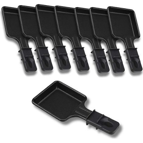 Padelle antiaderenti per raclette, mini padelle quadrate per raclette (1/5)