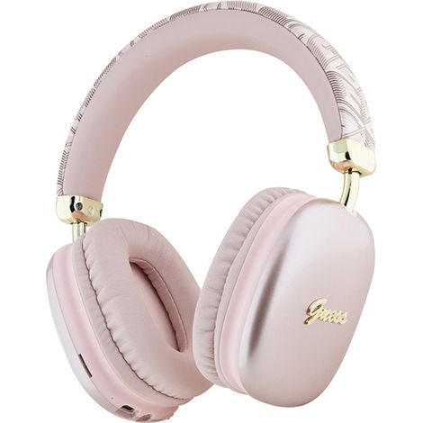 Casque Bluetooth Guess GUBHK1GCTCSP Rose Logo Gcube Métallique