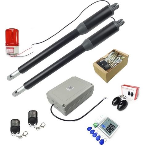 200 Kgs Moteur Moteur système Porte Automatique Porte battante Pilote actionneur Parfait Costume Portes ouvre for allée(Kit 8) (1/5)