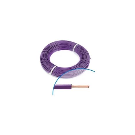 Fil électrique souple ho7vU 1,5mm2 violet - Couronne de 100m