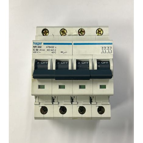 HAGER - INTERRUTTORE AUTOMATICO MAGNETOTERMICO