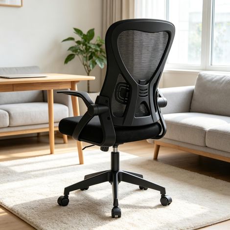 Chaise pivotante confortable, chaise de bureau ergonomique avec dossier réglable, chaise de bureau moderne, chaise de bureau polyvalente (1 chaise de bureau incluse) (1/5)