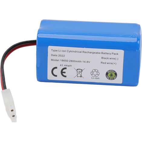 Batterie lithium 14,8V 2800mAh pour robot aspirateur Ilife CEN546 CEN540, remplacement sécurisé avec protection intégrée. (1/5)