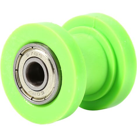 Galet guide de tendeur de chaîne de 8 mm de diamètre intérieur pour motos tout-terrain/mini-motos chinoises (vert) (1/5)