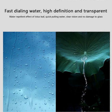 Film de protection anti-pluie pour vitres latérales de voiture (lot de 2) - Accessoires auto - 100 x 100 mm (1/5)