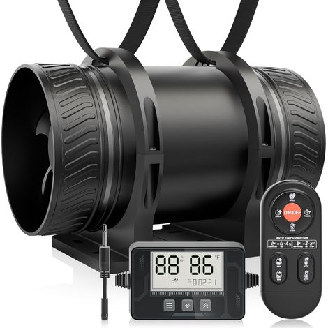 Ventilateur de Conduit 100 mm avec Capteur Température (1/5)