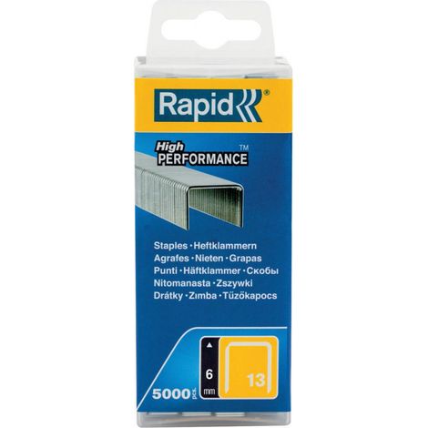 Grapas Rapid tipo 13 diámetro 6 mm paquete 5000