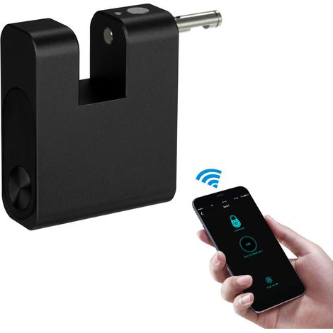 BT Smart Keyless Lock – wasserdicht, per App entsperrbar, Diebstahlschutz, Vorhängeschloss, Türschloss, Gepäckkofferschloss, Schließfachschloss für Android und iOS (1/5)
