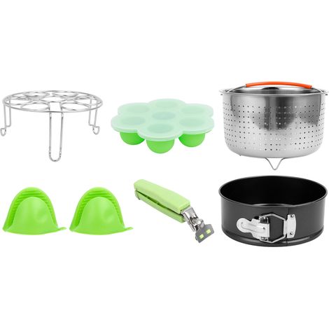 Panier vapeur pour cuisson saine, support à œufs et moules à gâteau - Accessoire complet pour autocuiseur (1/5)