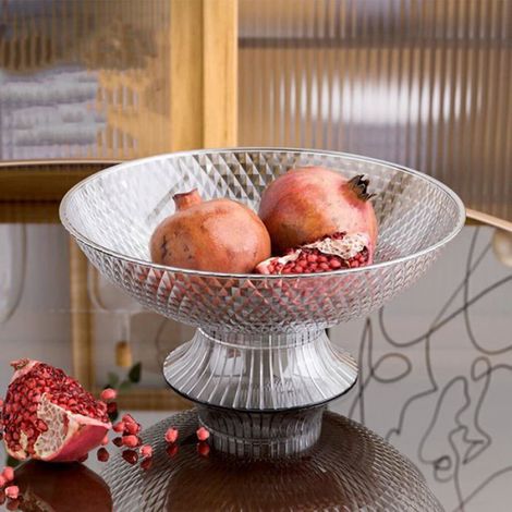 Bol à Fruits pour Le Stockage et l'affichage de la Cuisine, Les matériaux de qualité Alimentaire, Transparent (1/5)