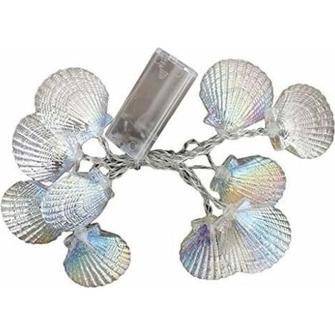 La Guirlande Lumineuse de conque d'étoile de mer de Coquillage a mené 3000K Les lumières Blanches Chaudes de Guirlande Ont mené Le Plastique de Guirlande Lumineuse-Fei Yu (1/4)