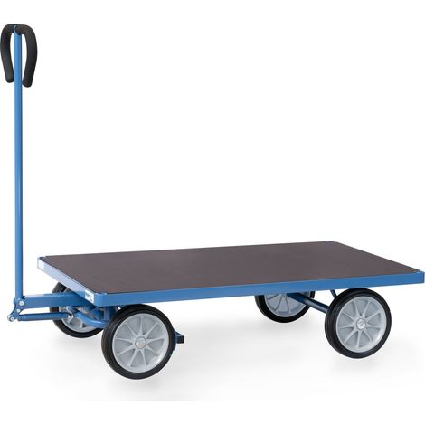 Fetra Handwagen mit Plattform Vollgummibereifung, 1060x600 mm Ladefläche (1/2)