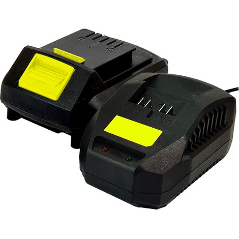 Set Batteria 2,0 Mah E Caricabatteria 4 Led 450w (1/5)