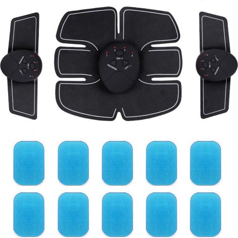 Smart EMS Muscle Stimulator, 3-piece kit with gel (battery-operated version) - AquaForge