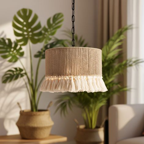 LÁMPARA COLGANTE TOOLIGHT APP1736-1CP BROWN