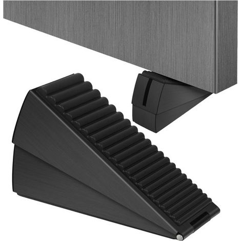 Butoir de porte anti-collision – Noir – Acier inoxydable – Intérieur – Tampon de porte (1/5)