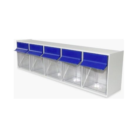 Hünersdorff 460302 Lagersichtbox MultiStore (L x B x H) 136 x 601 x 163 mm Lichtgrau 1 St. (1/3)