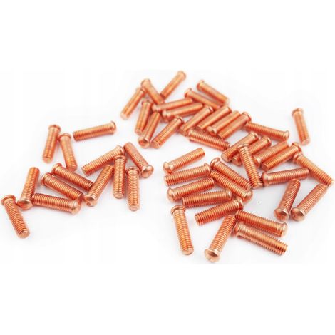 Perni filettati M5x18mm rivetti placcati in rame 50 pezzi viti di fissaggio (1/5)