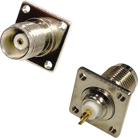 Conector de z贸calo para soldar TNC FL 4H (1/2)