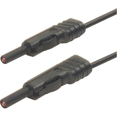 SKS Hirschmann MLB 50/1 V cable de medición negro 0,50 m