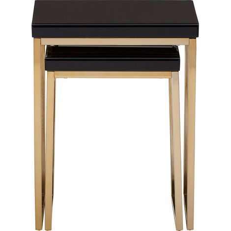 Interiors by Premier Functional And Space Saving Set Of 2 Nesting Tables, Versatile Couch Side Tables, Elegant Nesting Tables (1/5)
