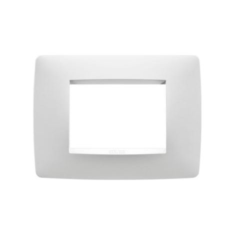 PLAQUE ONE 3P BLANC CRÈME GEWISS GW16103TB