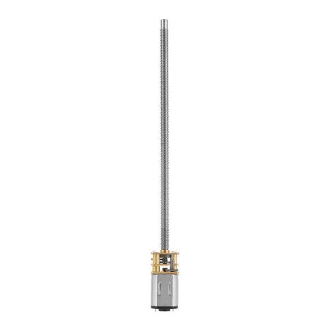Motore a riduzione di velocità DC 6/12 V N20 con albero di uscita lungo M4 x 100 mm (6 V 150 giri/min) (1/5)