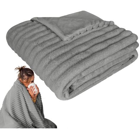 Couvertures en Peluche, Couverture pour canapé Couverture Luxueuse,  Couverture douce et mignonne pour Lit Canapé Canapé Salon Chambre Femme Homme (1/5)