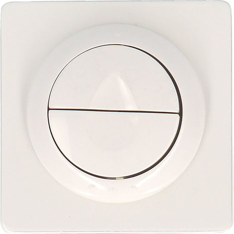Bouton pour cloison coupe-feu - double débit - épaisseur cloison 10 à 35 mm - Blanc - Nicoll