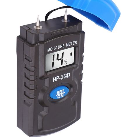 Humidimètre numérique portable de haute précision pour le bois avec affichage de la température (1/5)