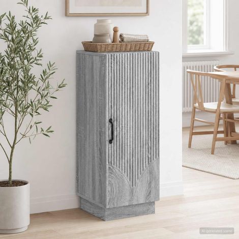 Credenza Grigio Sonoma 33 x 34,5 x 87 cm Legno ingegnerizzato vidaXL (1/5)