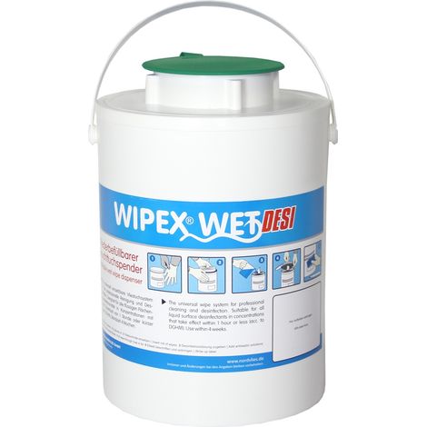 WIPEX NORDVLIES WET Feuchttuchspender, grün Kunststoff (1/3)