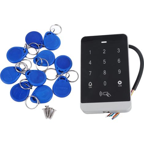 serrure de porte-Clavier Sécurité Porte NFC avec Délai Contrôle Accès Password 12V ABS 10000 Cards Outdoor Waterproof (1/5)