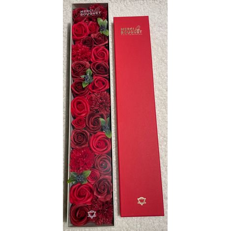 Extra Long - Roses Rouges Classiques- Vendu par 1