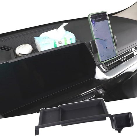 Suitable for 23-24 inch BMW X1 U11 screen phone holder storage box (1/4)