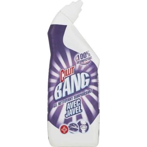 Gel WC Cillit Bang transparent 750 ml ultra adhérente