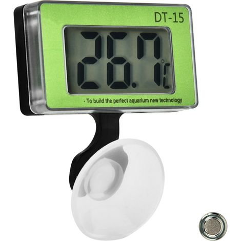 Digitales Aquariumthermometer mit großem Display und Temperaturfühler (1/5)