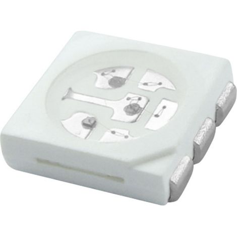TRU COMPONENTS SMD-LED 5050 Warmweiß 120 ° 20 mA 3.4 V