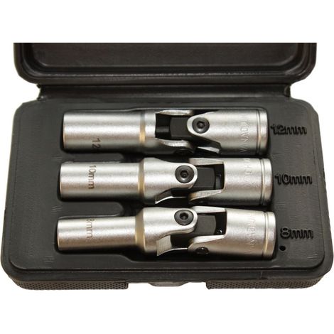 Clé à Bougie de Préchauffage Articulée 3/8" - 8, 10, 12 mm (1/5)