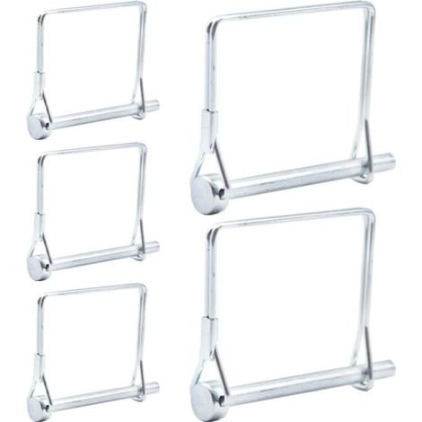 5er-Pack robuste, quadratische 6 x 70 mm Zapfwellenstifte für Anhänger, Landwirtschaft (1/5)