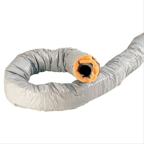 Conduit souple PVC isolé type CR pour VMC Ø125mm L=6m Atlantic